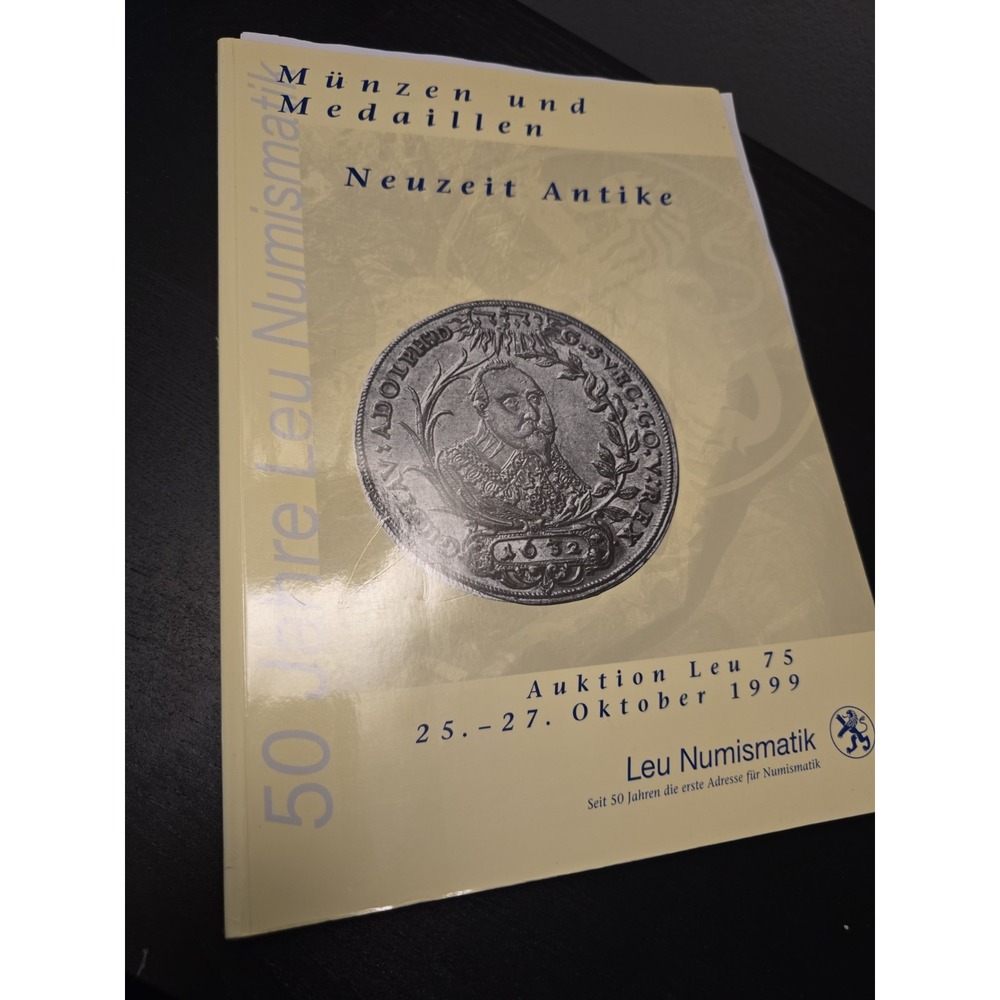 1999 Munzen Und Medaillen Der Neuzeit Antike Auktion 75 Bank Leu Ag Zurich